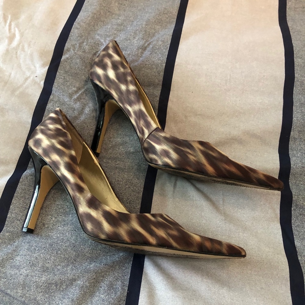 Fur Print Pointed Heels by Nine West